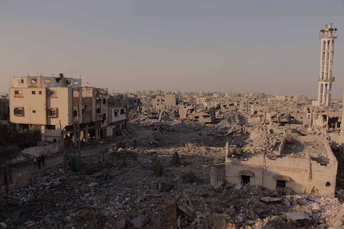 Never-Again-Campaign-Main-Banner-2400 Interpal - Gaza buildings destroyed